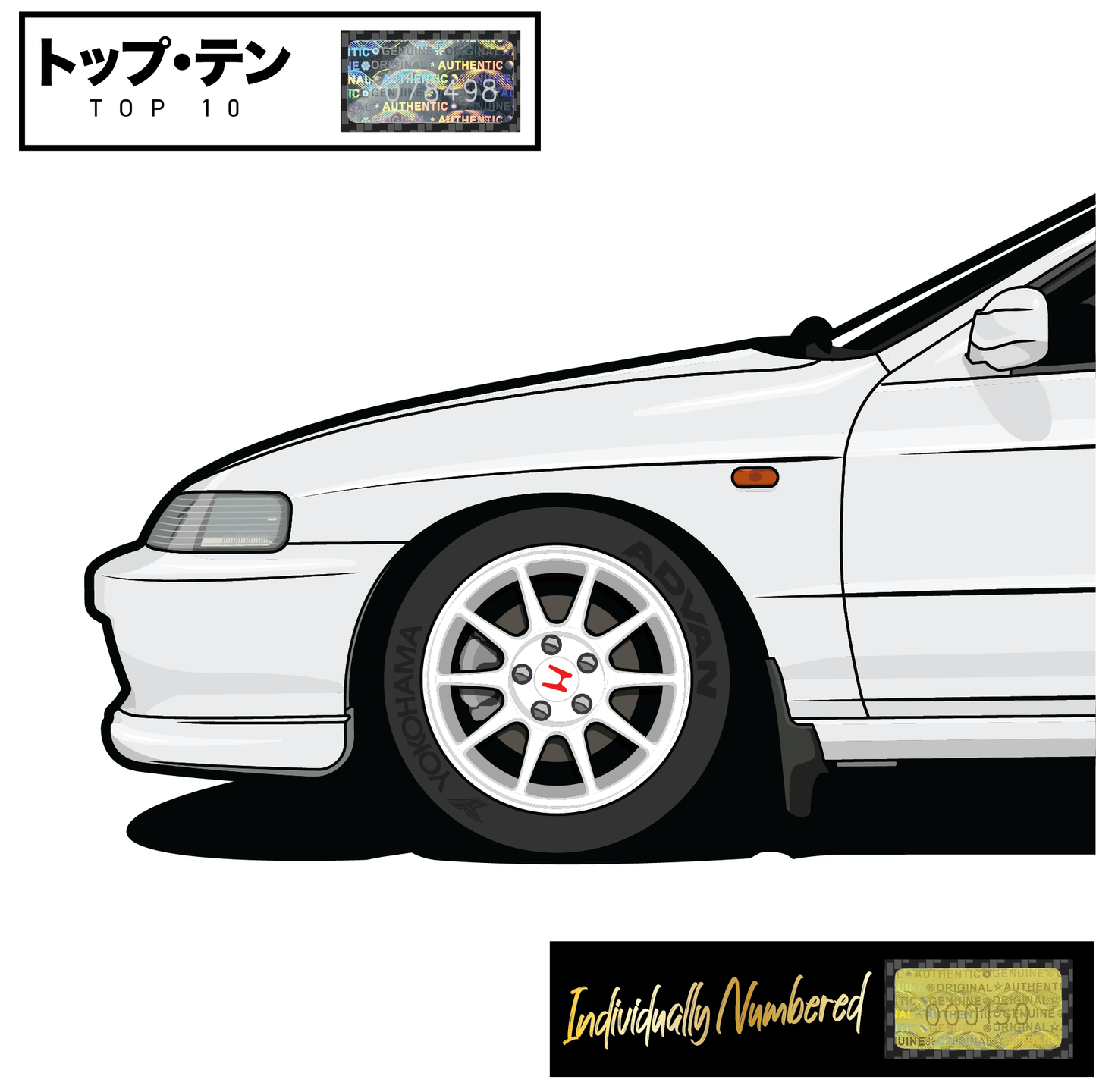 Honda Integra Type-R White - Top 10