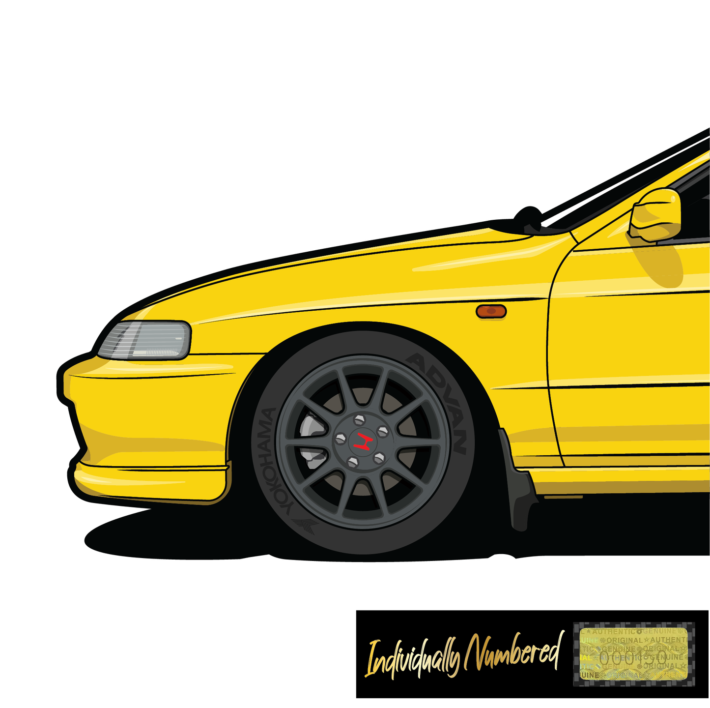 Honda Integra Type-R Yellow