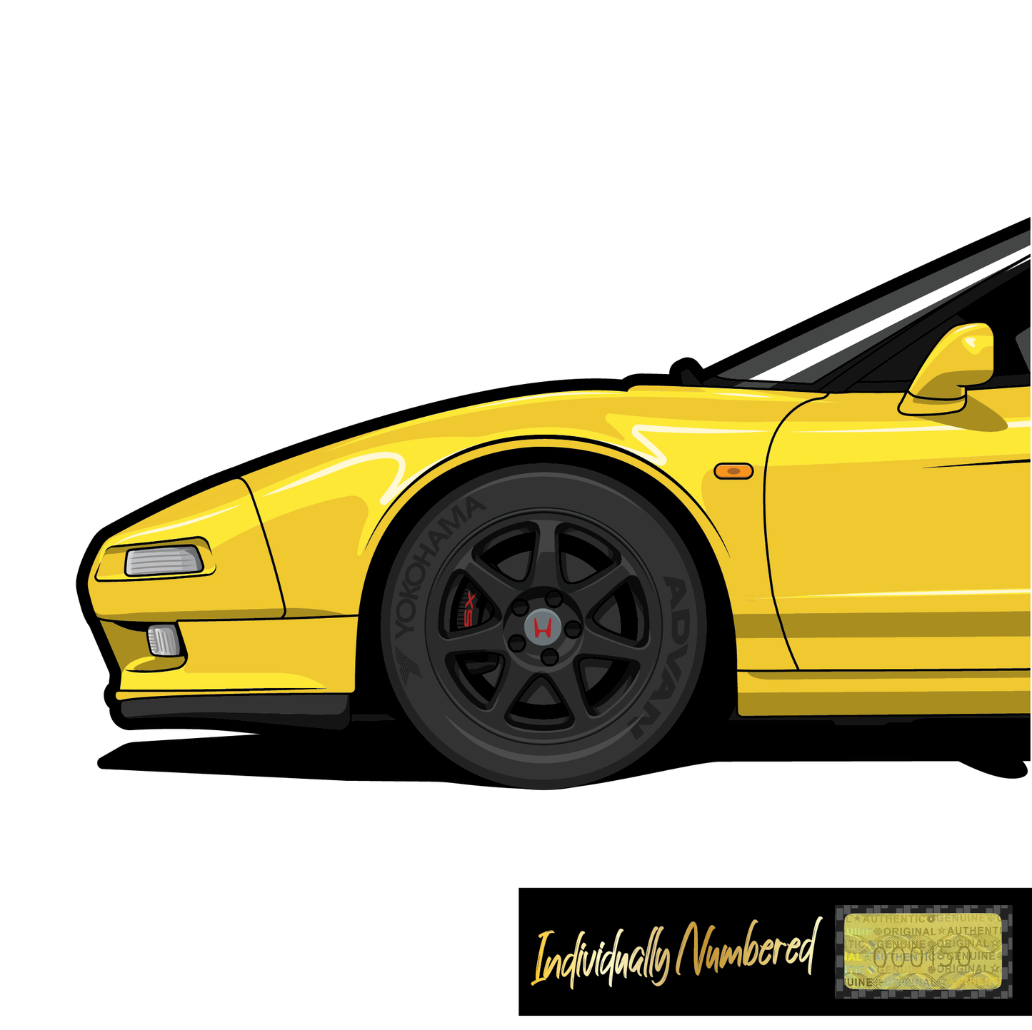 Honda NSX-R Yellow Pearl