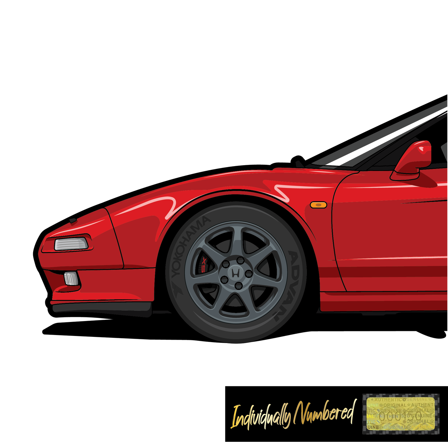 Honda NSX-T Formula Red