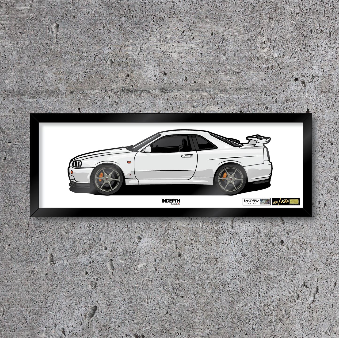 Nissan Skyline R34 GT-R White - Top 10