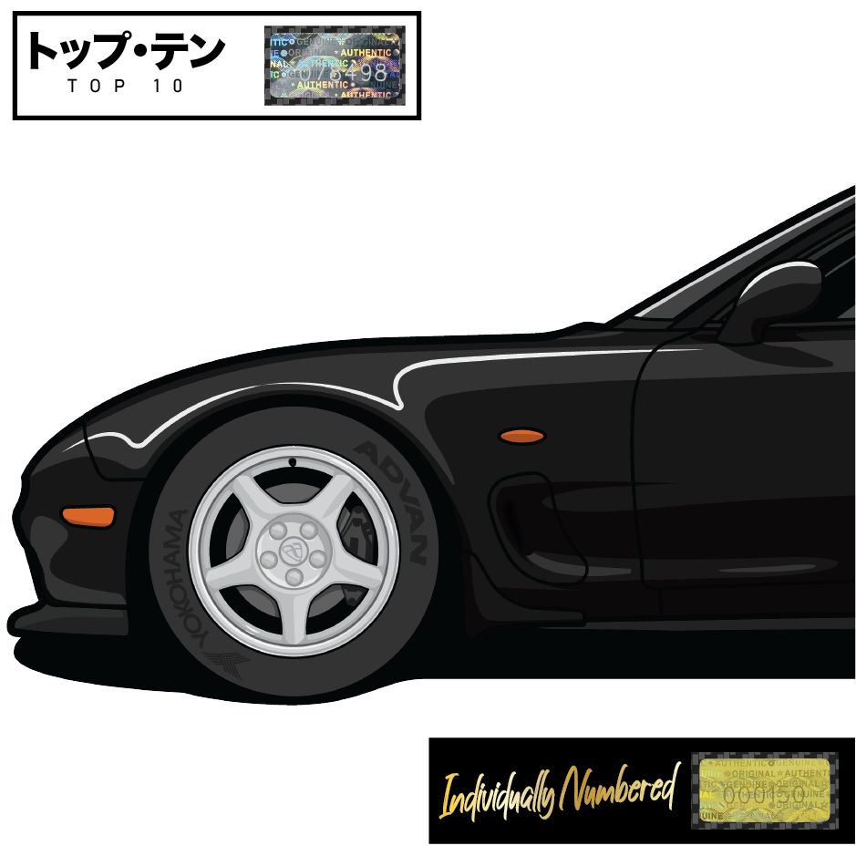 Mazda FD RX7 Brilliant Black- Top 10