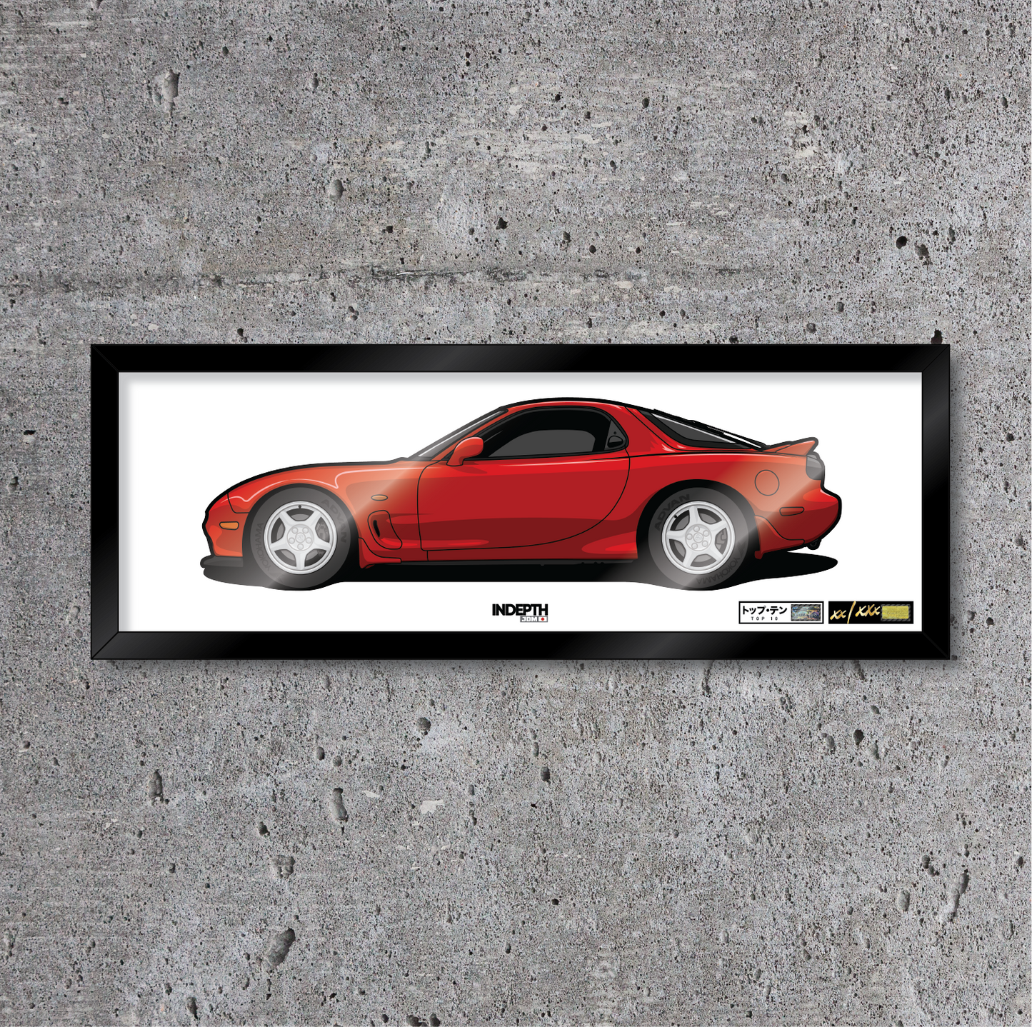 Mazda FD RX7 Vintage Red - Top 10