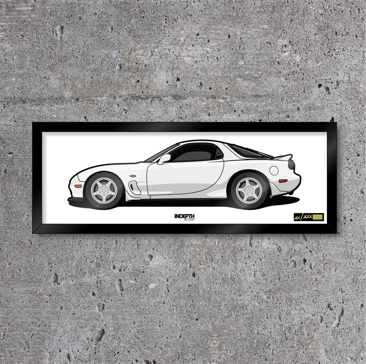 Mazda FD RX7 Pure White