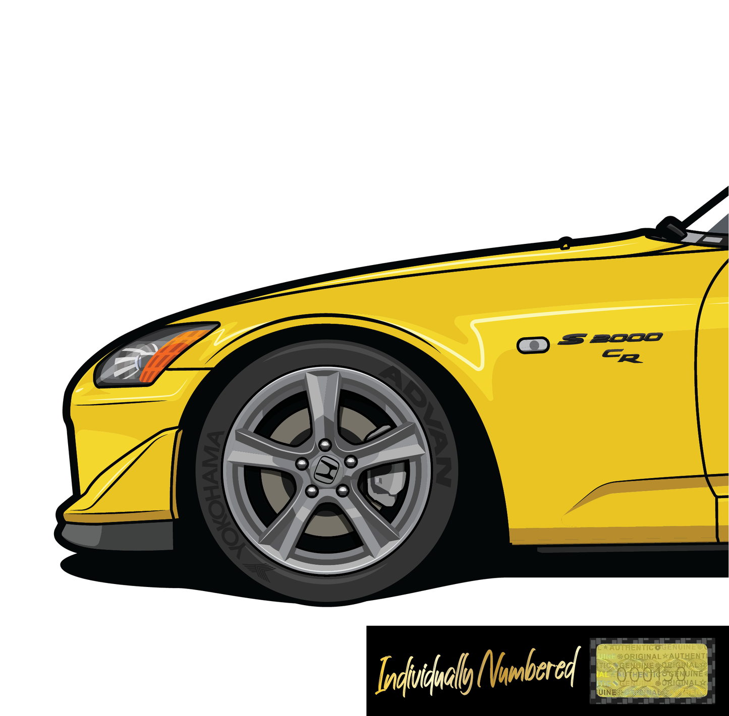 Honda S2000 CR Rio Yellow Pearl