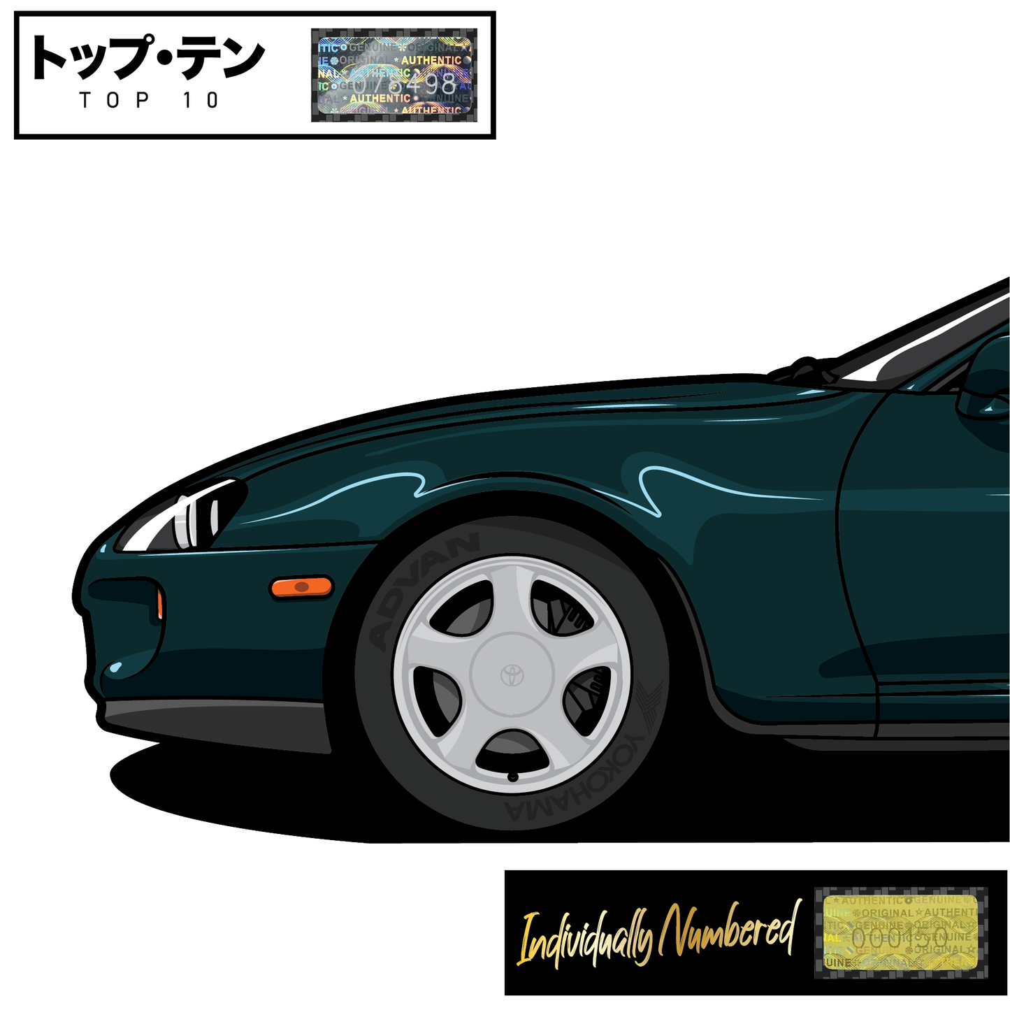 Toyota MK4 Supra - Baltic Blue Metallic - Top 10