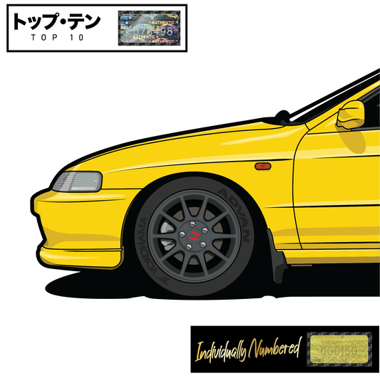 Honda Integra Type-R Yellow - Top 10