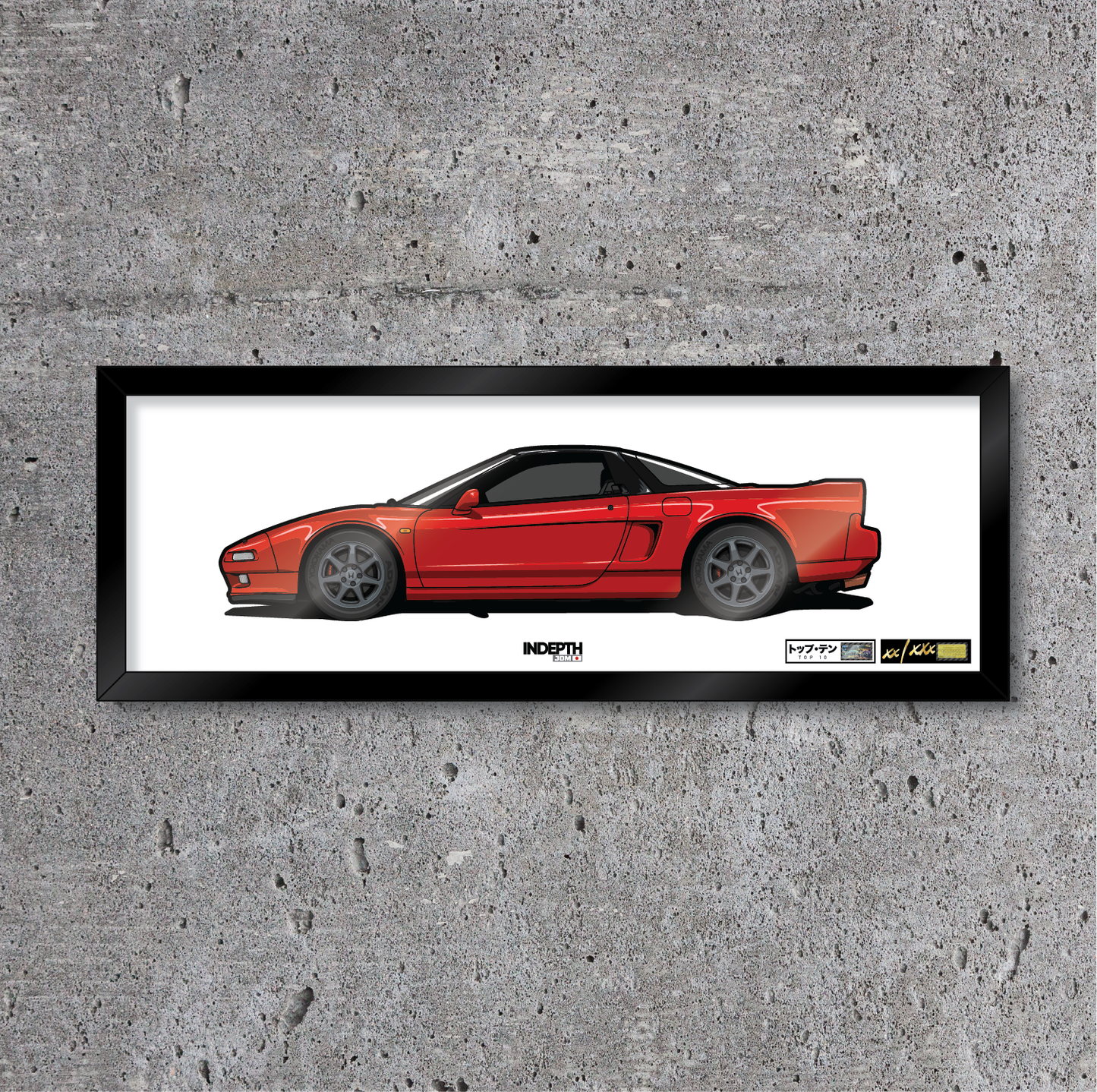 Honda NSX-T Formula Red- Top 10