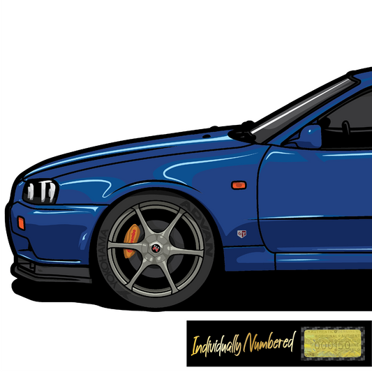 Nissan Skyline R34 GT-R - Bayside Blue