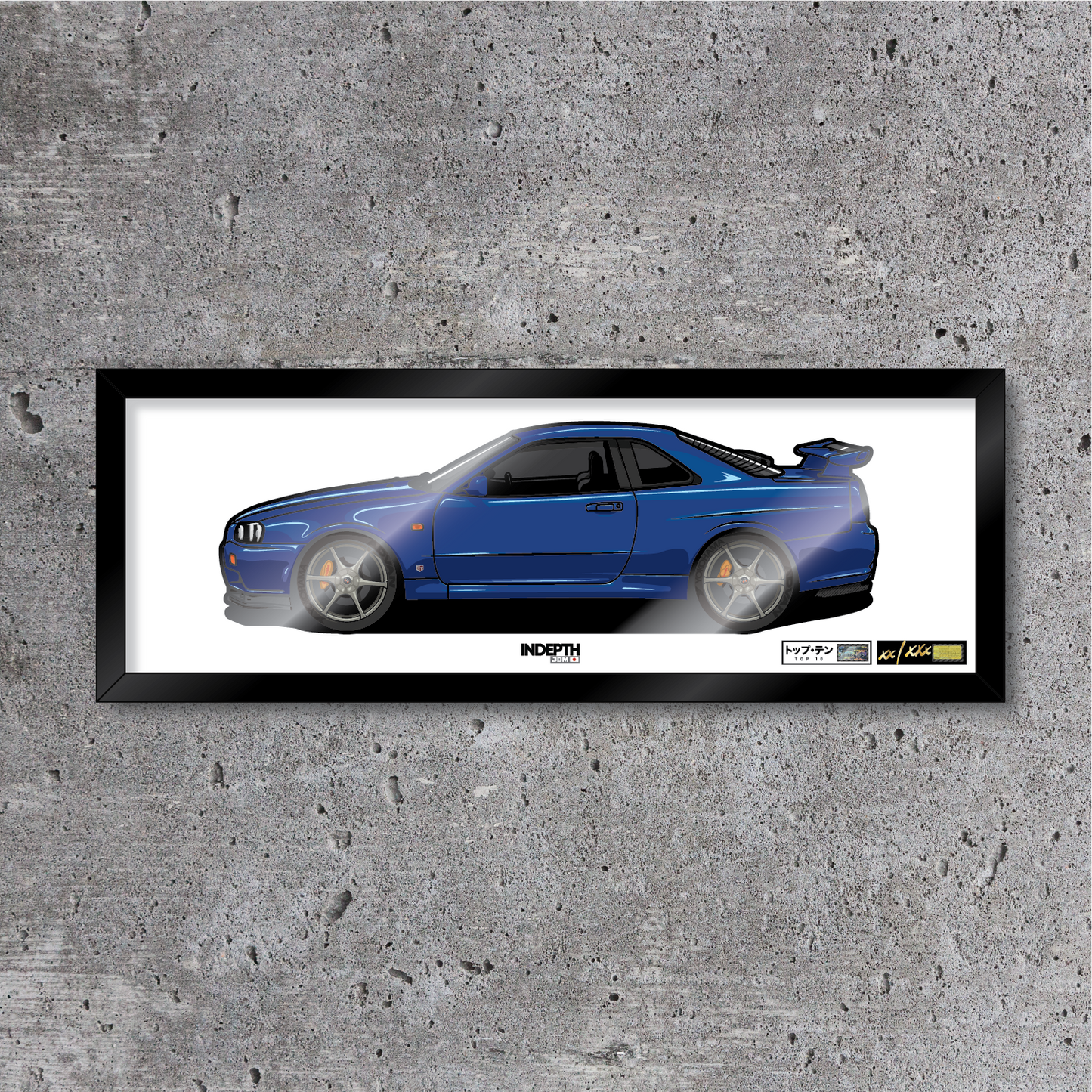 Nissan Skyline R34 GT-R - Bayside Blue - Top 10