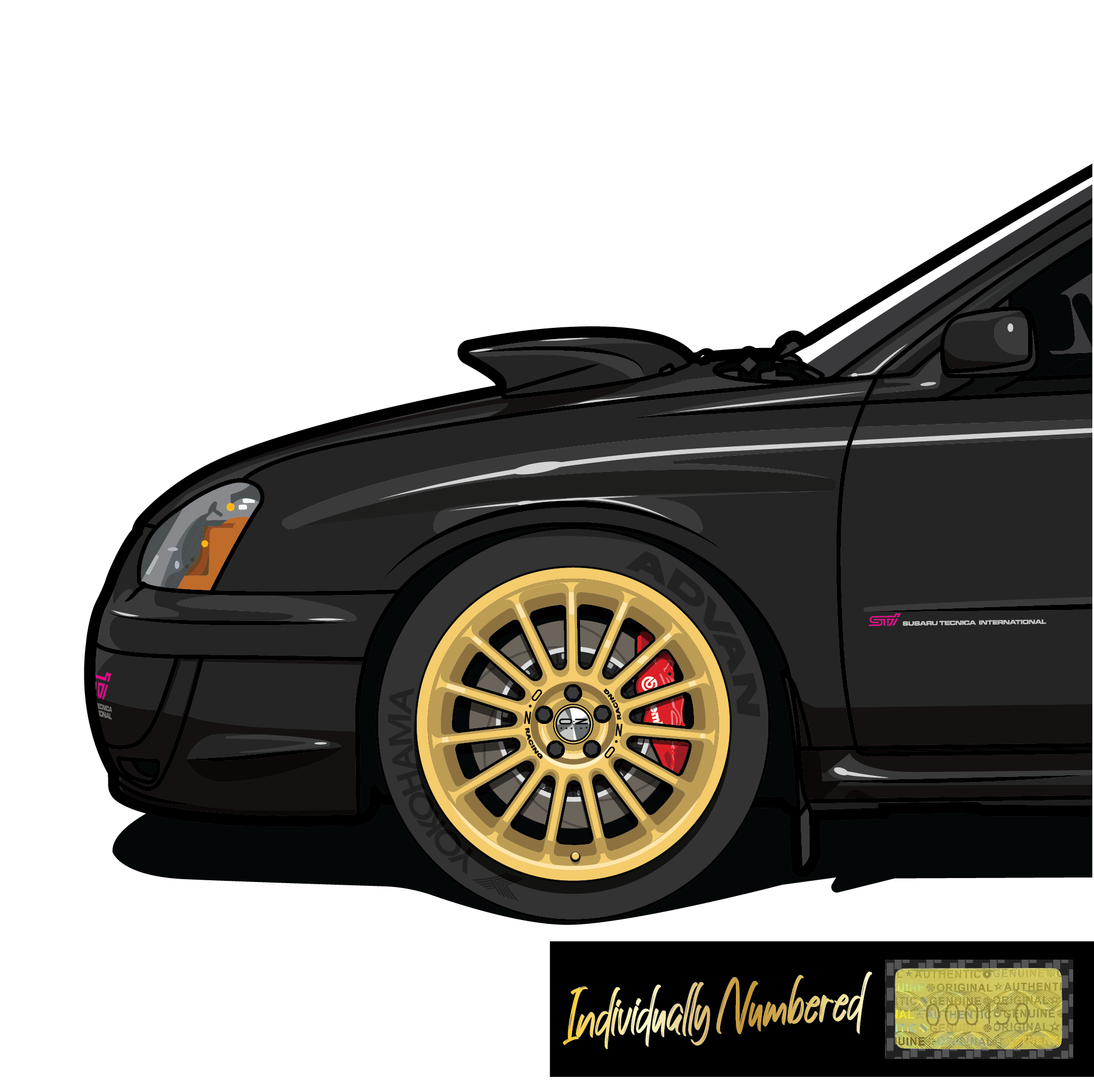 Subaru WRX STi Blobeye - Java Black Pearl β InDepth JDM