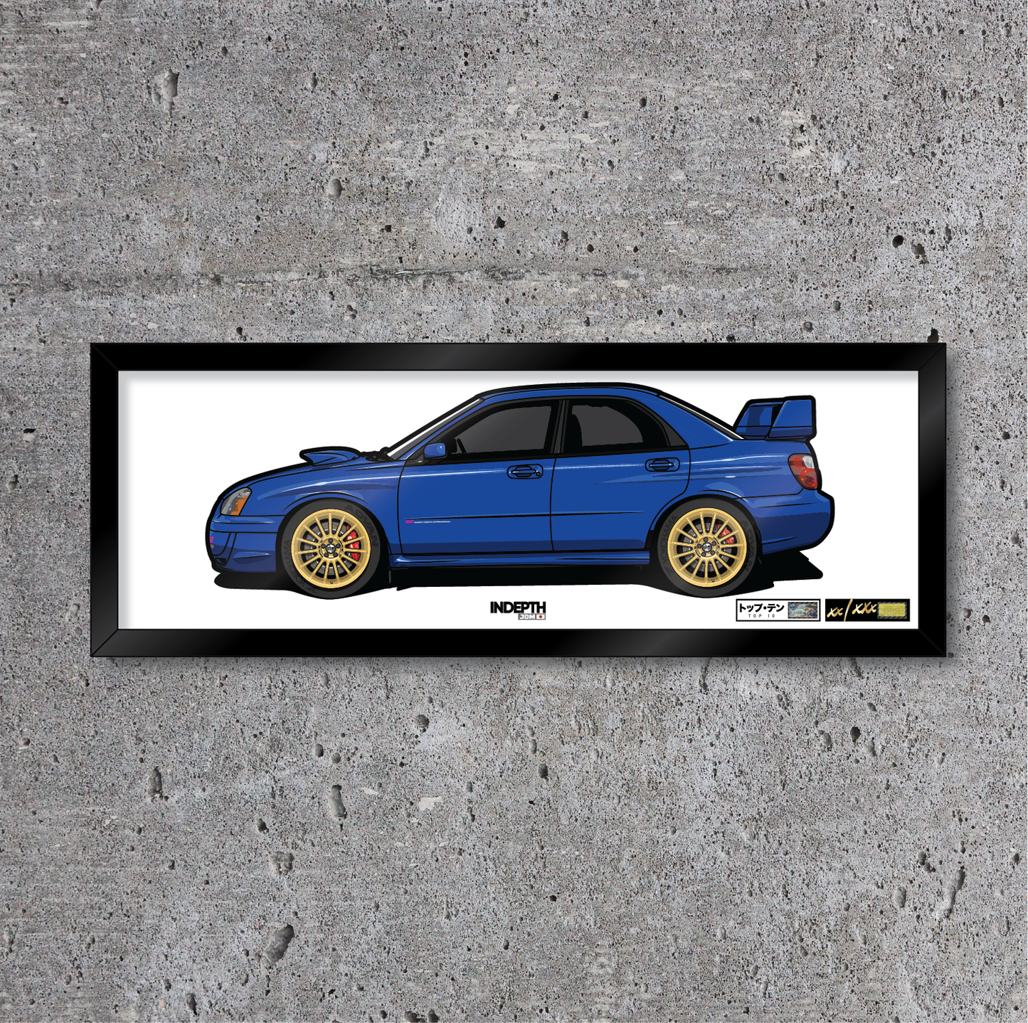 Subaru WRX STi Blobeye - WR Blue Pearl - Top 10