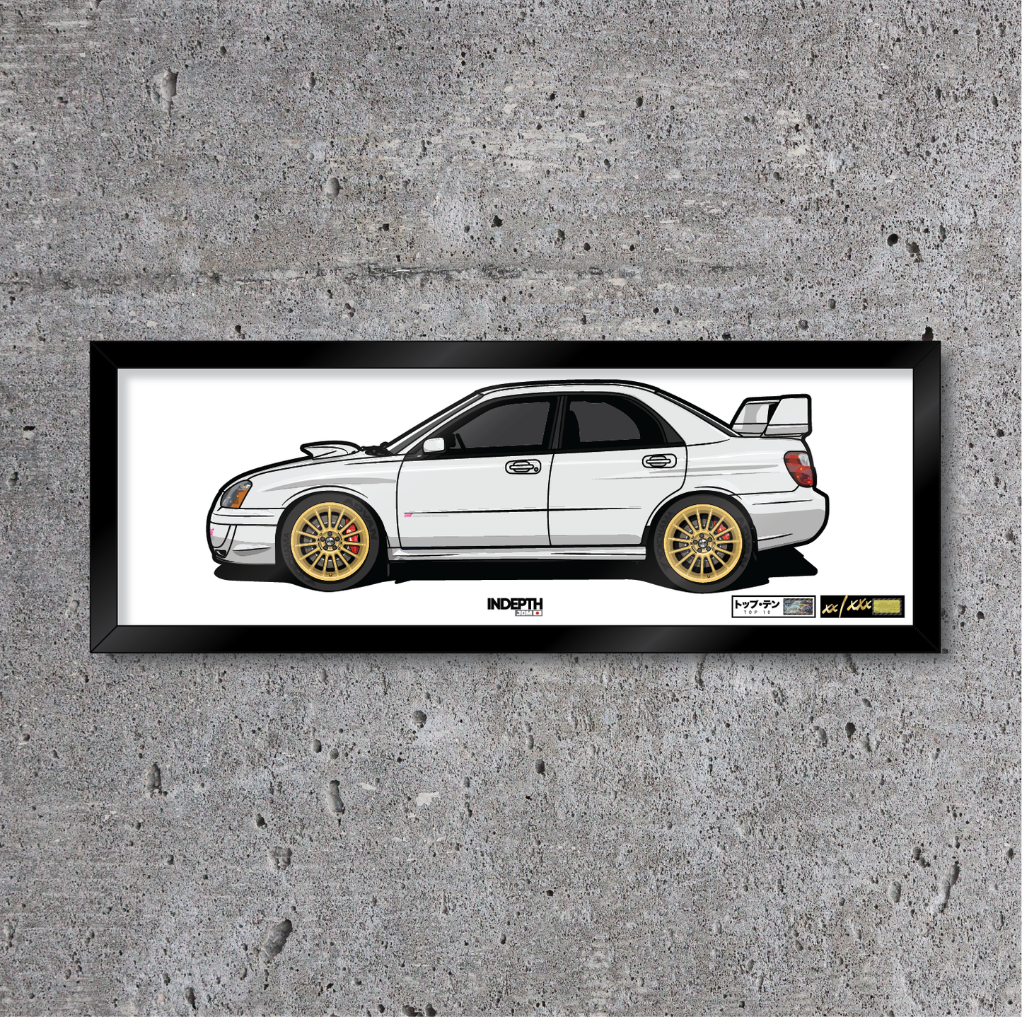 Subaru WRX STi Blobeye - Aspen White - Top 10